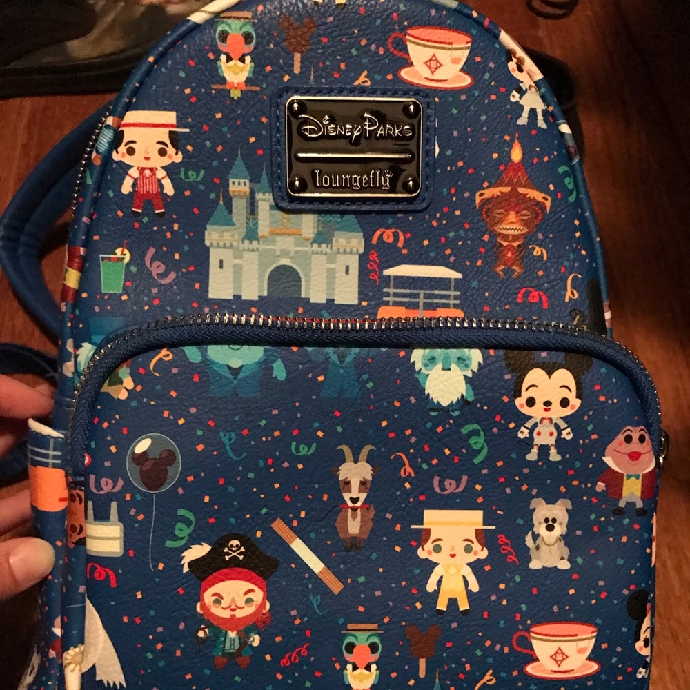 Disney Parks Loungefly Mini Backpack Purse with cardholder